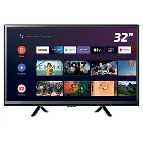 Телевізор 32" HDMI USB Т2 Grunhelm 32H310-T2 телевізор для дому і офісу сучасний