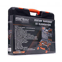 Універсальний набір 89 шт. Kraft&Dele KD10466 набір інструментів автомобільний