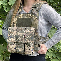 Тройной подсумок с клапаном на 3 магазина Подсумки для магазинов Molle Подсумок ак
