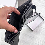 Чоловічий брендовий гаманець із натуральної шкіри на кнопці Tommy (6605), фото 4