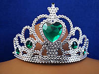 Дитяча корона із зеленим + чарівна паличка