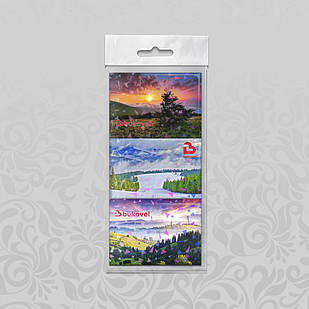 Набір магнітів А8 на картоні 3 штуки Буковель в асортименті Голографія скло