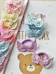 Резинки для волосся дитячі оптом 10 пар/уп МЕТЕЛИК