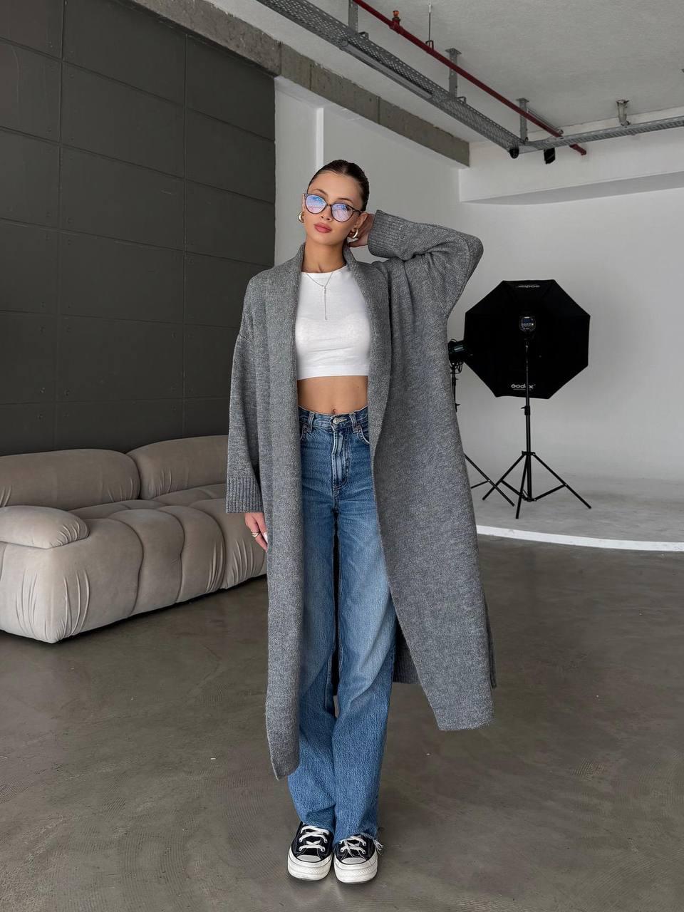 Жіночий Кардиган Без Підкладки 42-46,48-52 (імм 590), фото 1