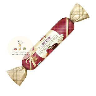Батончик марципан Zentis Kirsche Marzipan Brot, з вишнею 100 г.
