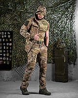 Військова форма еластична літня 5 в 1 Multicam | Літній тактичний костюм мультикам
