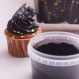 Барвник харчовий сухий чорний, вугілля рослинне E153, 25 г, фото 2