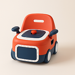 Горщик дитячий Bimbo, м'яке сидіння, підсвічування, в коробці, Bimbo