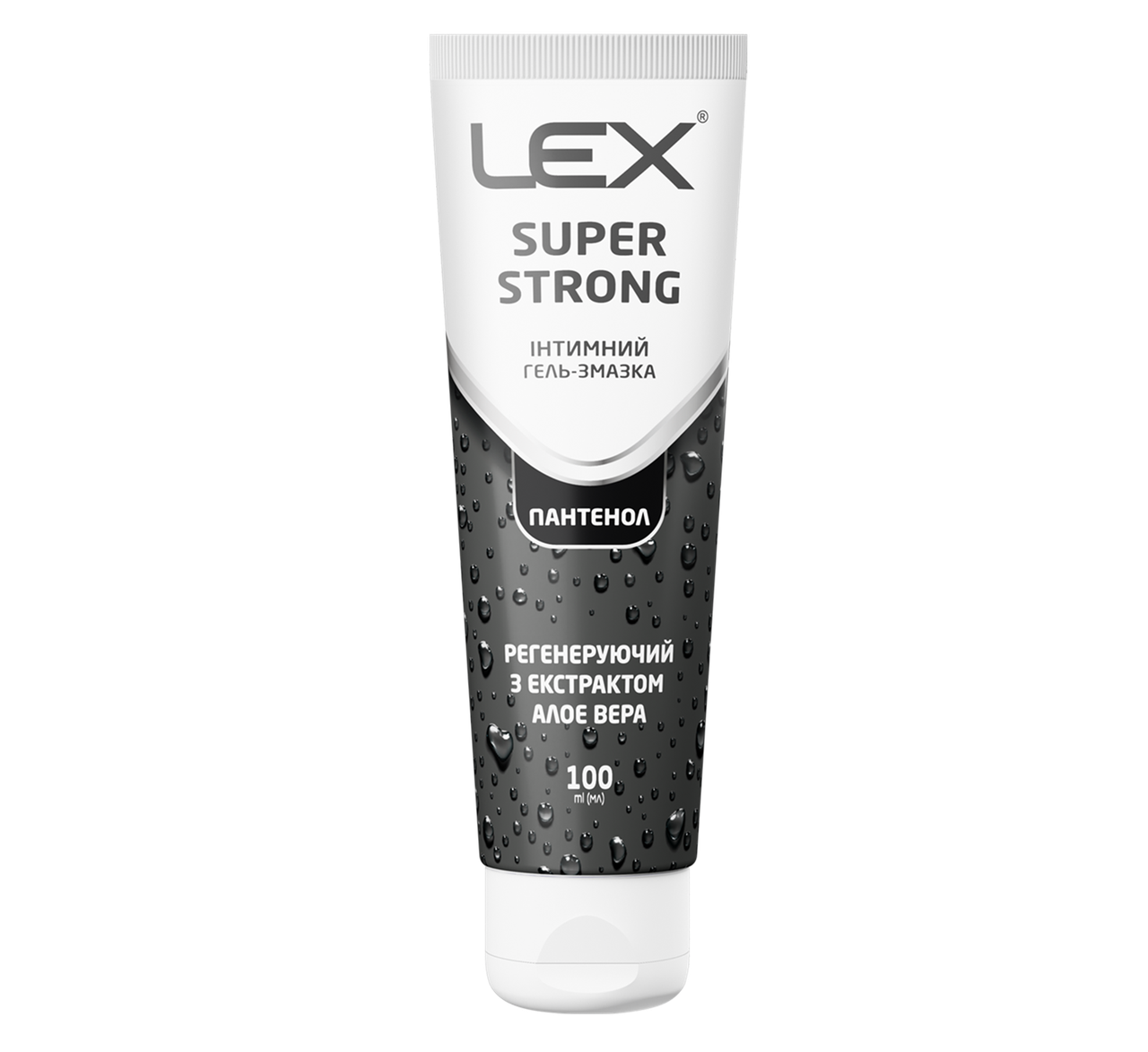 Інтимний регенеруючий гель-змазка LEX SUPER STRONG з D-пантенолом та Алое вера, 100мл, фото 1