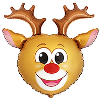 Фольгована кулька фігура "Олень" Flexmetal 72х70 см. (1шт.)