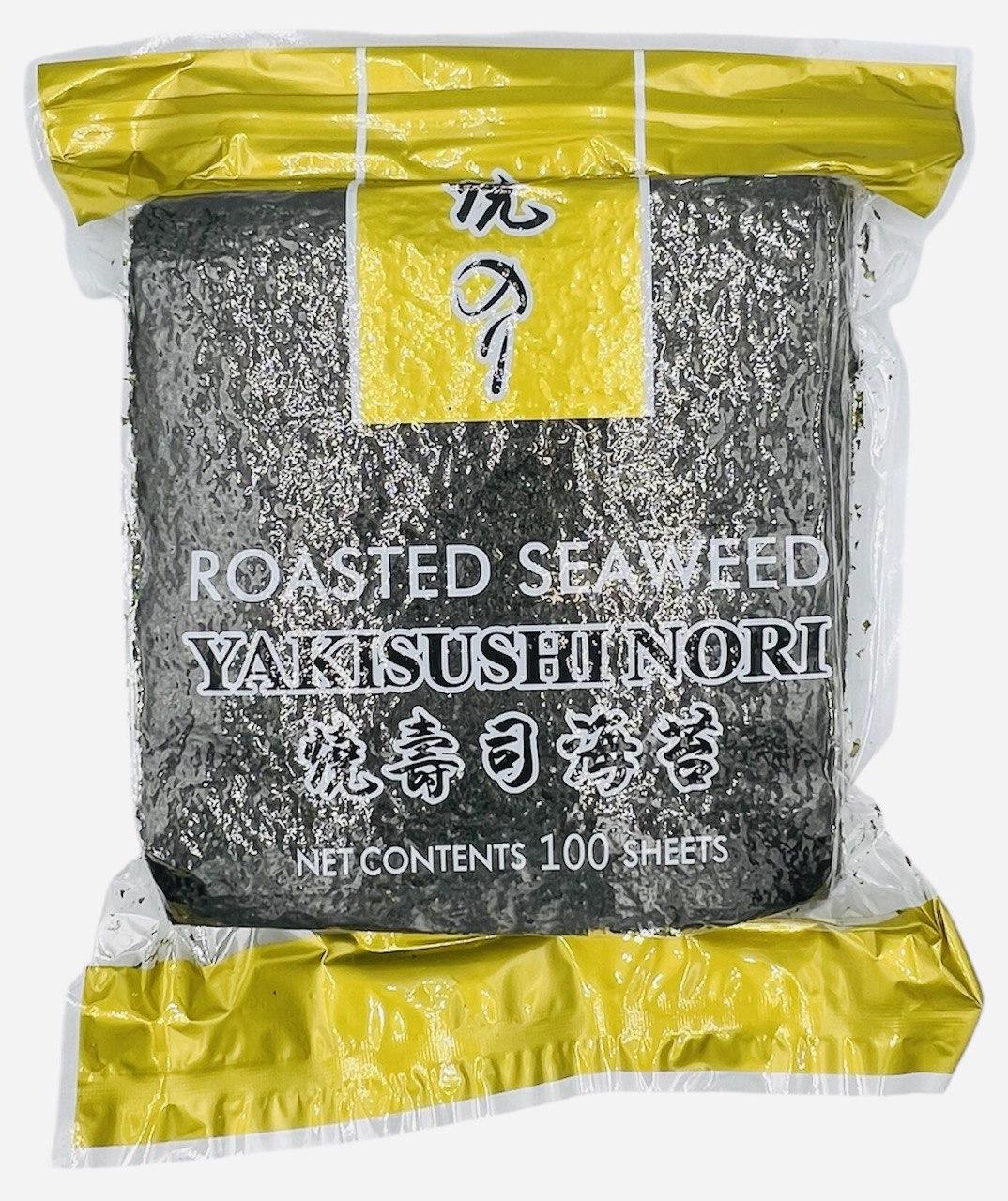 Водорості норі Gold для суші 1 уп 100 аркушів, фото 1