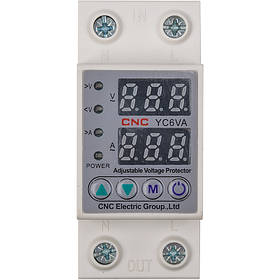 Реле контролю напруги та струму CNC YC6VA-63