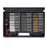 Набір щіток для чищення форсунок 38шт Kraft&Dele KD10047 набір щіток для чищення гнізд форсунок, фото 2