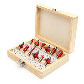 Насадки по дереву для фрезера комплект 12 шт. Kraft Dele KD10282 комплект фрез для фрезера