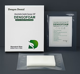 Гемостатична губка Dengofoam 80*50*10 мм 2шт\уп