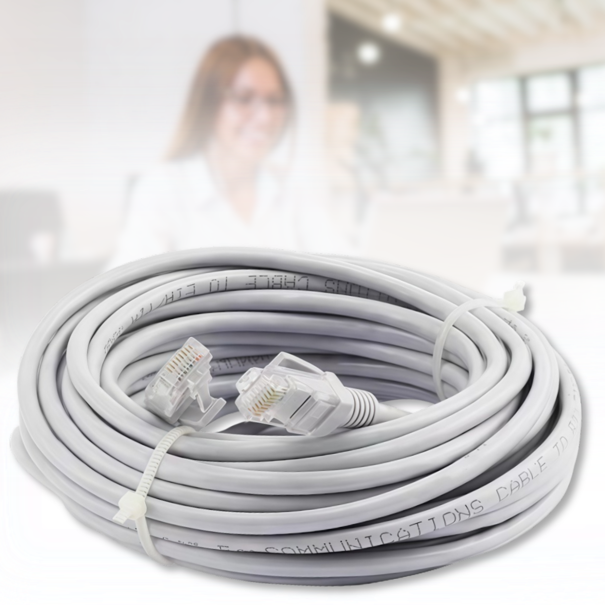 Патч-корд для інтернету LAN завдовжки 5 метрів 13525-8, фото 1