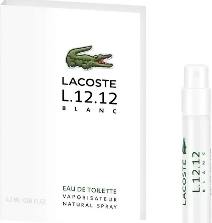 Туалетна вода для чоловіків Lacoste Eau De L.12.12 Blanc 1.2 мл Пробник, фото 1