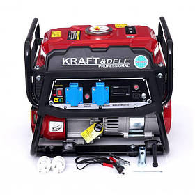 Генератор бензиновий портативний 1500 Вт Kraft&Dele KD150 портативний бензогенератор економний