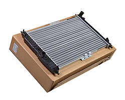 Радіатор Шевроле Авео Т250, Т255, МКПП, з кондиціонером, шир. 600 мм, алюмінієвий, охолодження двигуна