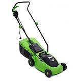 Потужна електрична газонокосарка 2400 Вт Kraft&Dele KD5428 газонокосарка 220в на колесах, фото 3