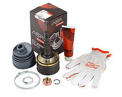 ШРУС зовнішн. Нива ВАЗ 21213, d 24.33 мм, - ABS, з пильником, хомутами та гайкою, 22x22