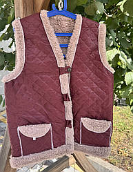 Жилетка жіноча на еко-хутрі оптом