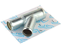 Патрубок системи охолодження Волга ГАЗ 2410, 3302 двигун. 402, метал., трійник