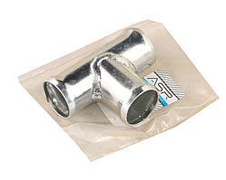 Перехідник опалювача трійник ,36x36х36 мм, трубка металева