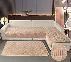 Накидки-дивандеки на кутовий диван багатофунціональні 3 полотна