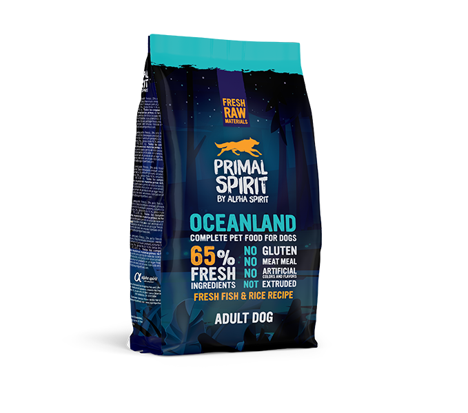 Сухий корм для дорослих собак Primal Spirit by Alpha Spirit Oceanland 65% Океанленд Dog 1 кг (PRIM0401)