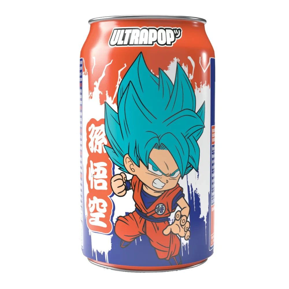 Ultrapop Dragon Ball Ed. Drink Strawberry and Banana flavor 330ml, фото 1