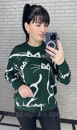 Светр жіночий на зав'язці кашемір оптом (48-54) Китай 25502-140874, фото 1