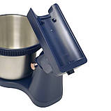 Міксер кухонний 1600W Hoffmans HM-6631 з обертовою чашею 4.5л і підставкою 5 режимів ручний Синій, фото 6