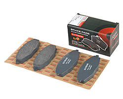 Колодка гальмівна передня Ланос 1.5, Сенс, Матіз, Чері QQ 13" диск. компл. 4 шт.