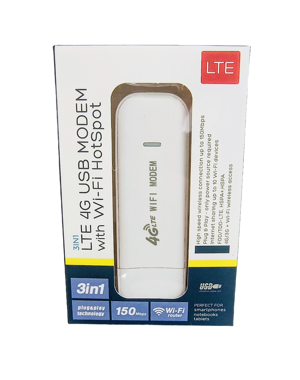 USB інтернет модем GSM 4G під цим карту з WiFi роздачею. Lifecell, Київстар, Vodafone. microSIM, фото 1