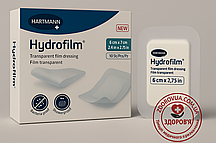 Прозора плівкова пов'язка HARTMANN Hydrofilm 6×7 см бактерицидна та водонепроникна