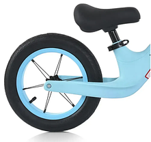 Легкий беговел PROFI Kids 12" MBB 1011-2 – блакитний, сталева рама, надувні колеса, фото 4