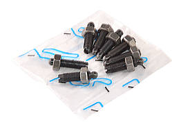 Комплект болтів регулювальних для клапанів ЗАЗ 1102 Таврія, 1103 Славута, 1105 Дана, Деу Сенс, к-т 8 шт.