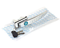 Ручка двері УАЗ 452 зовнішня в зборі, хром