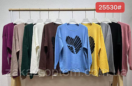 Светр жіночий кашемір оптом (52-56) Китай 25530-140884, фото 2