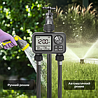 Програмований таймер подачі води XON WaterTimer X346 для поливу (XWTDB2152401B 3510) Чорний, фото 3