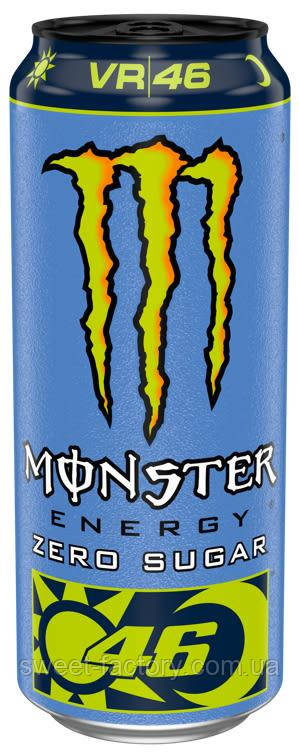 Енергетик Monster Energy VR Valentino Rossi Zero Sugar 500ml, фото 1