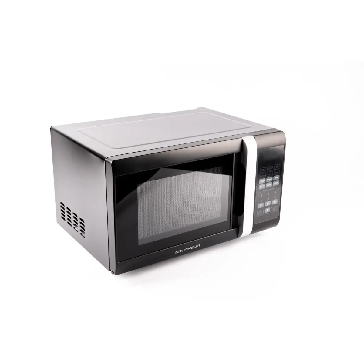 Мікрохвильова піч Grunhelm 23MX-823-B 800 Вт 23 л мікрохвильовка на електроніці піч для розігріву продуктів, фото 1