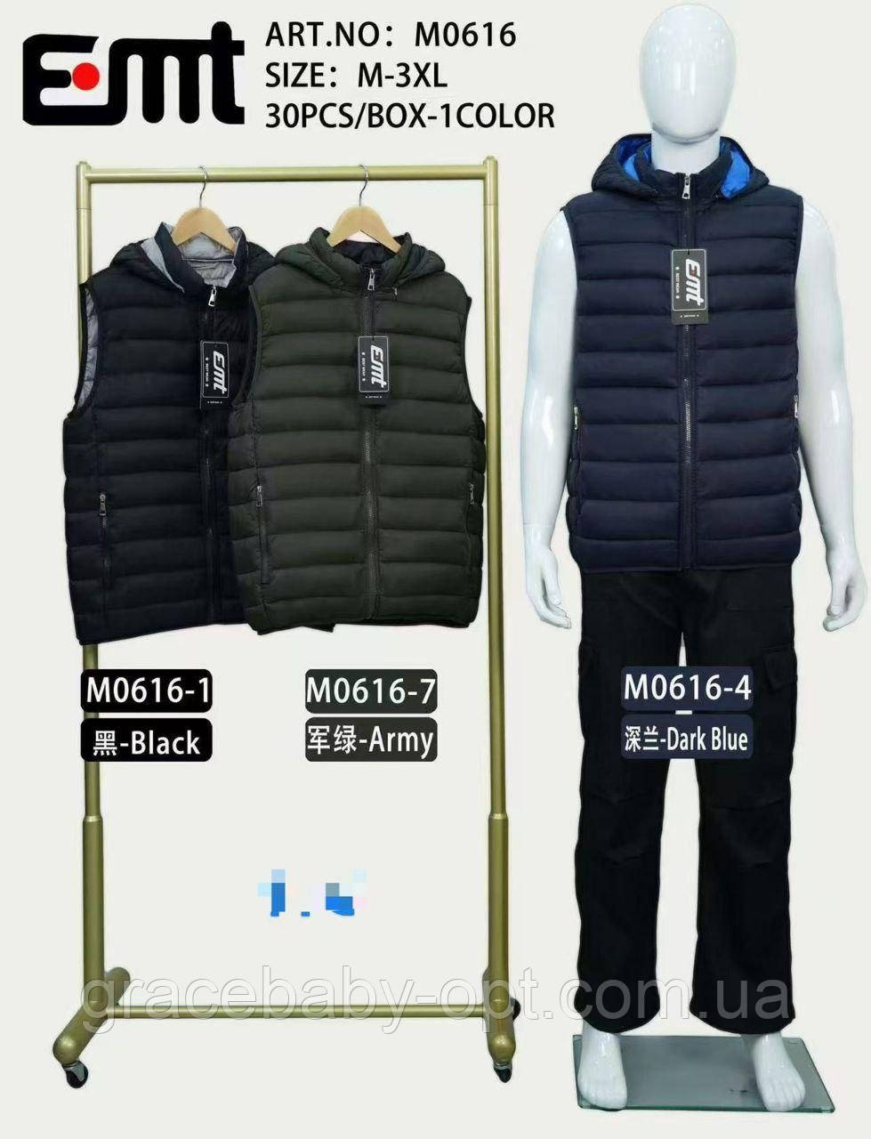 Безрукавка чоловіча оптом, М-3XL рр, № Si-М0616, фото 1