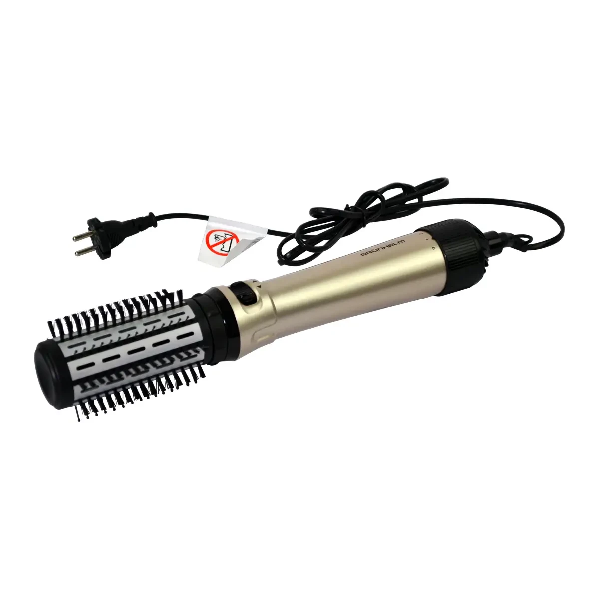 Фен-щітка Grunhelm GHA-830 2 в 1 1000 Вт фен для волосся щітка для укладання електрична щітка, фото 1
