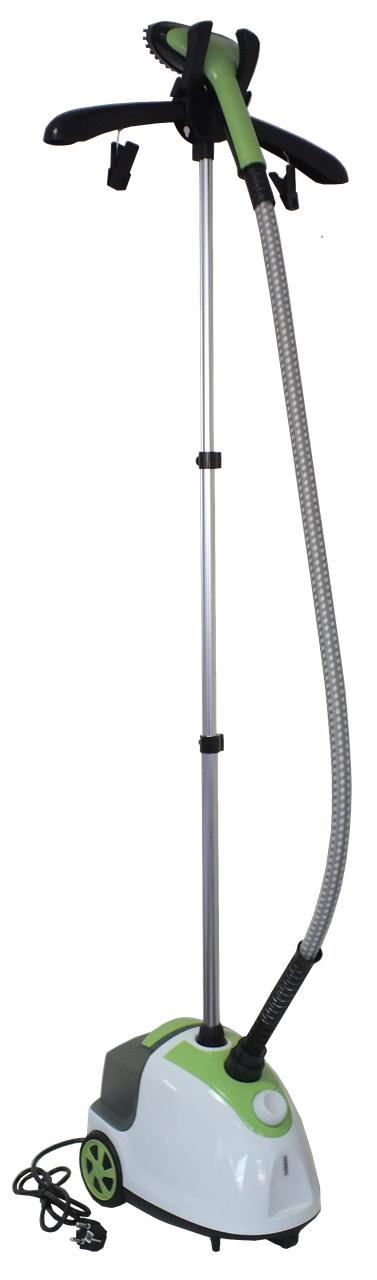 Електричний відпарювач Grunhelm GS609 2000 Вт 1,7 л відпарювач з вішалкою парова праска для одягу, фото 1