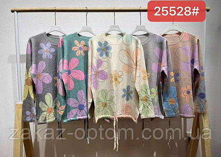 Светр жіночий на зав'язці кашемір оптом (50-54) Китай 25528-140887, фото 2