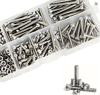 Набір гвинтів та гайок М3 з внутрішнім шестигранником (150шт)