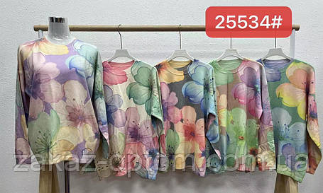 Светр жіночий батал кашемір оптом (52-58) Китай 25534-140889, фото 2