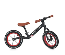 Біговел PROFI MBB 1010-1 12" – дитячий баланс-байк з надувними колесами, чорний/червоний дизайн, фото 4
